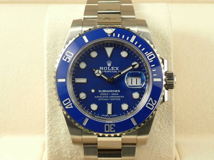 ロレックス サブマリーナー デイト Ref.116619LB ホワイトゴールド ブルー文字盤