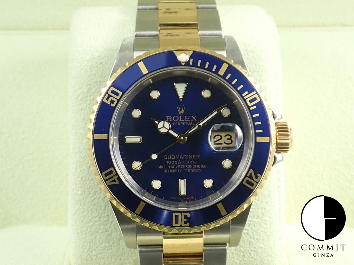 Rolex Submariner Date Ref. 16613 Stainless Steel/Yellow Gold Blue Dial