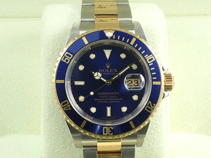 Rolex Submariner Date Ref. 16613 Stainless Steel/Yellow Gold Blue Dial