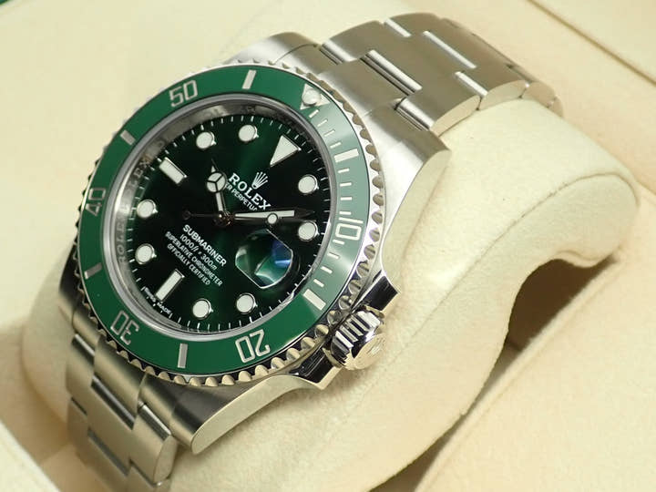 ロレックス サブマリーナー デイト Ref.116610LV ステンレススチール グリーン文字盤