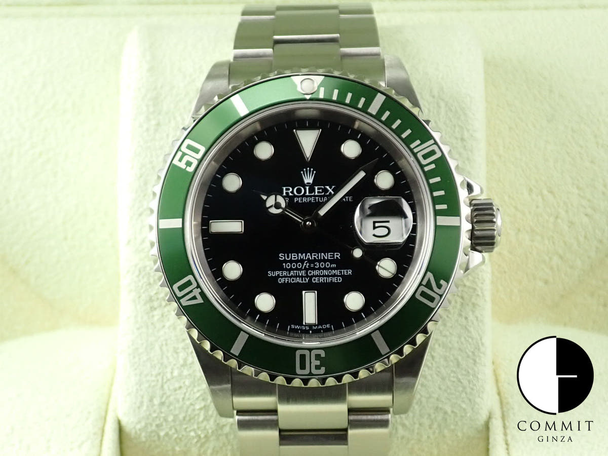 Rolex Submariner Date Ref. 16610LV Stainless Steel Black Dial