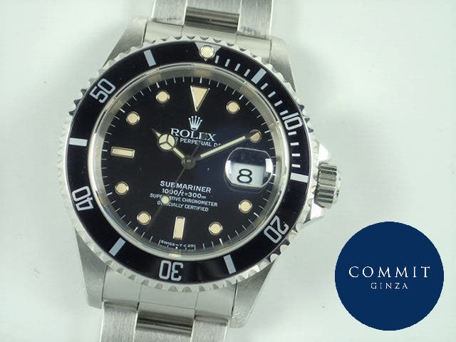 ロレックス サブマリーナー Ref.16610 ブラック文字盤 中古 submariner-235