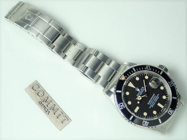 ロレックス サブマリーナー Ref.16800 ブラック文字盤 中古 submariner-202