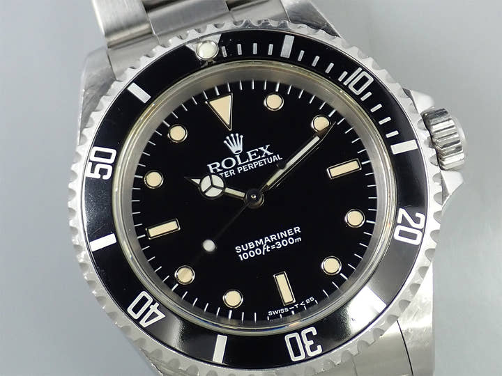 ロレックス サブマリーナー ノンデイト Ref.14060 ステンレススチール ブラック文字盤