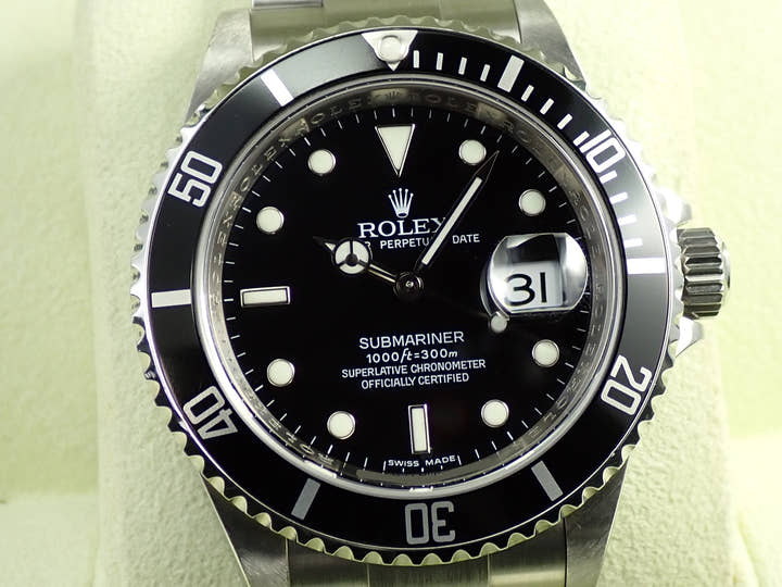 ロレックス サブマリーナー デイト Ref.16610 ステンレススチール ブラック文字盤