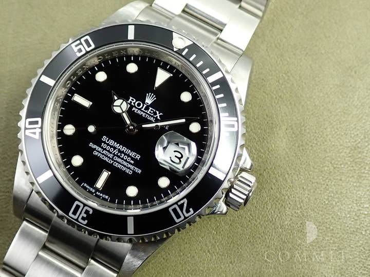 ロレックス サブマリーナー デイト Ref.16610 ステンレススチール ブラック文字盤