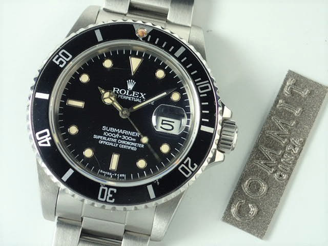 ロレックス サブマリーナー Ref.16800 ブラック文字盤 中古 submariner-224