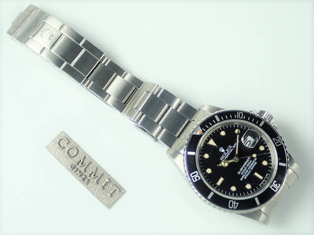 ロレックス サブマリーナー Ref.16800 ブラック文字盤 中古 submariner-224