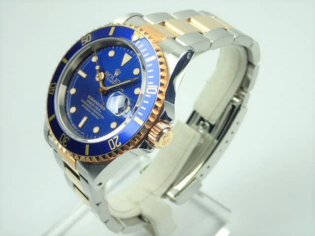 ロレックス サブマリーナー Ref.16613 ブルー文字盤 中古 submariner-229
