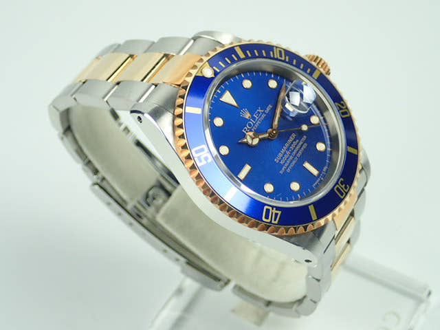 ロレックス サブマリーナー Ref.16613 ブルー文字盤 中古 submariner-229
