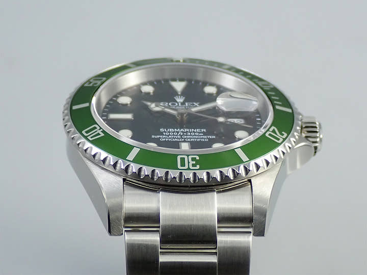 ロレックス サブマリーナー デイト Ref.16610LV ステンレススチール ブラック文字盤