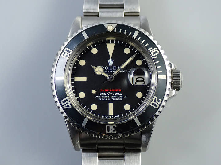 ロレックス サブマリーナー デイト Ref.1680 ステンレススチール ブラック文字盤