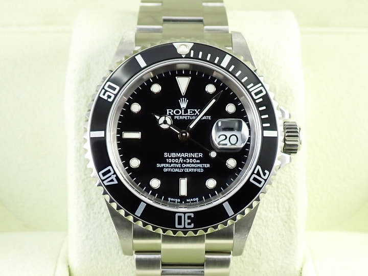 ロレックス サブマリーナー デイト Ref.16610 ステンレススチール ブラック文字盤