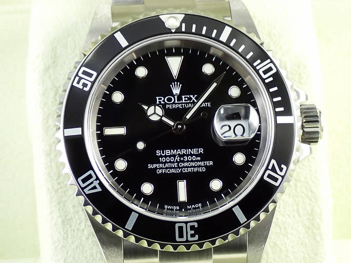 ロレックス サブマリーナー デイト Ref.16610 ステンレススチール ブラック文字盤