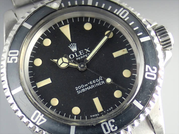 Rolex Submariner Ref.5513 Black Dial Used submariner-254