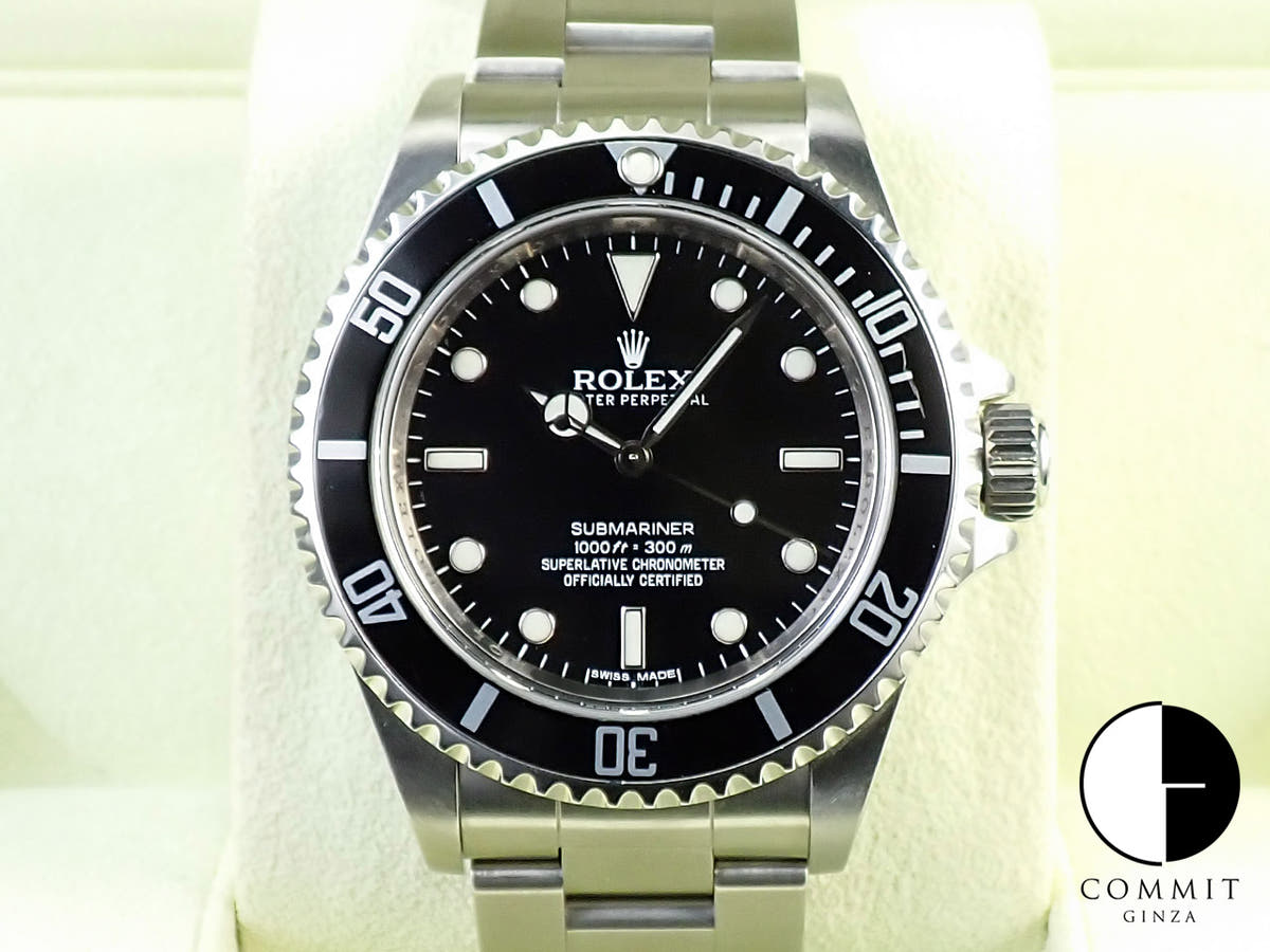 ロレックス サブマリーナー ノンデイト Ref.14060M ステンレススチール ブラック文字盤