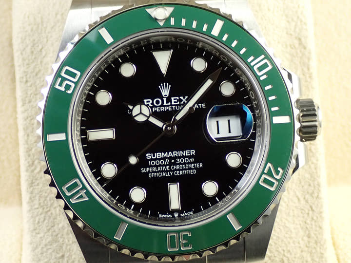 ロレックス サブマリーナー デイト Ref.126610LV ステンレススチール ブラック文字盤