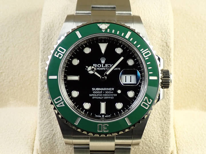 ロレックス サブマリーナー デイト Ref.126610LV ステンレススチール ブラック文字盤