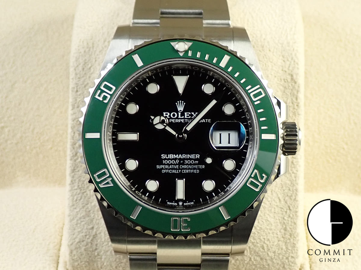ロレックス サブマリーナー デイト Ref.126610LV ステンレススチール ブラック文字盤