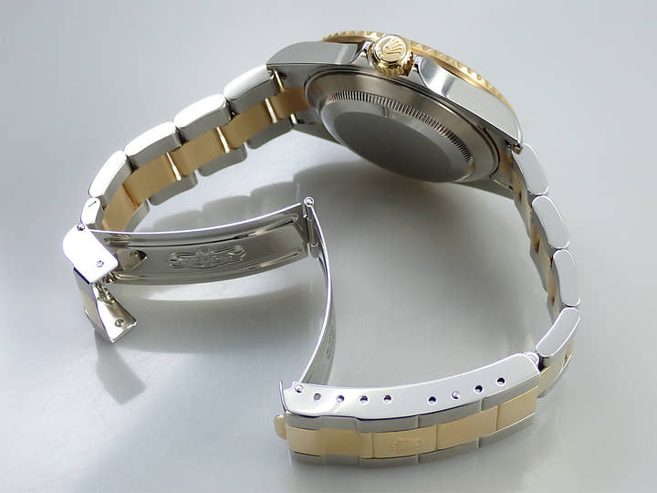 ロレックス サブマリーナー デイト Ref.16613SG ステンレススチール/イエローゴールド グレー文字盤