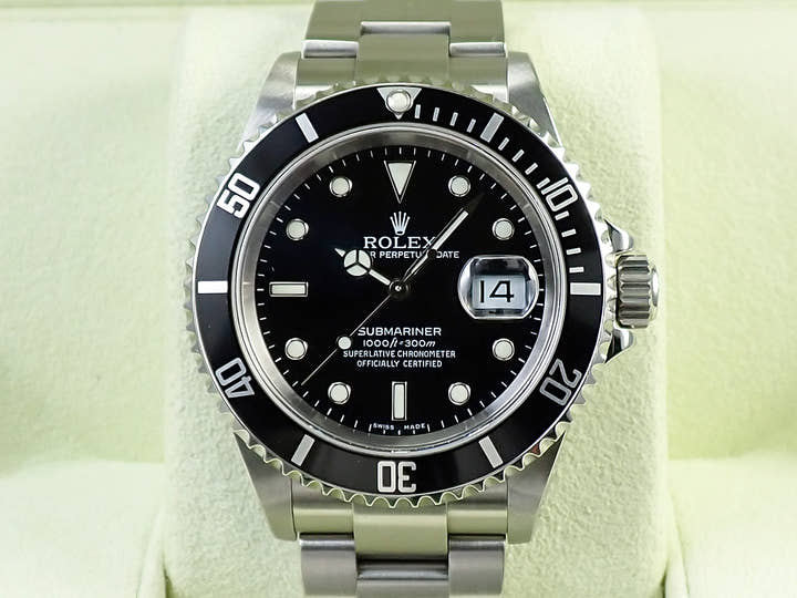 ロレックス サブマリーナー デイト Ref.16610 ステンレススチール ブラック文字盤