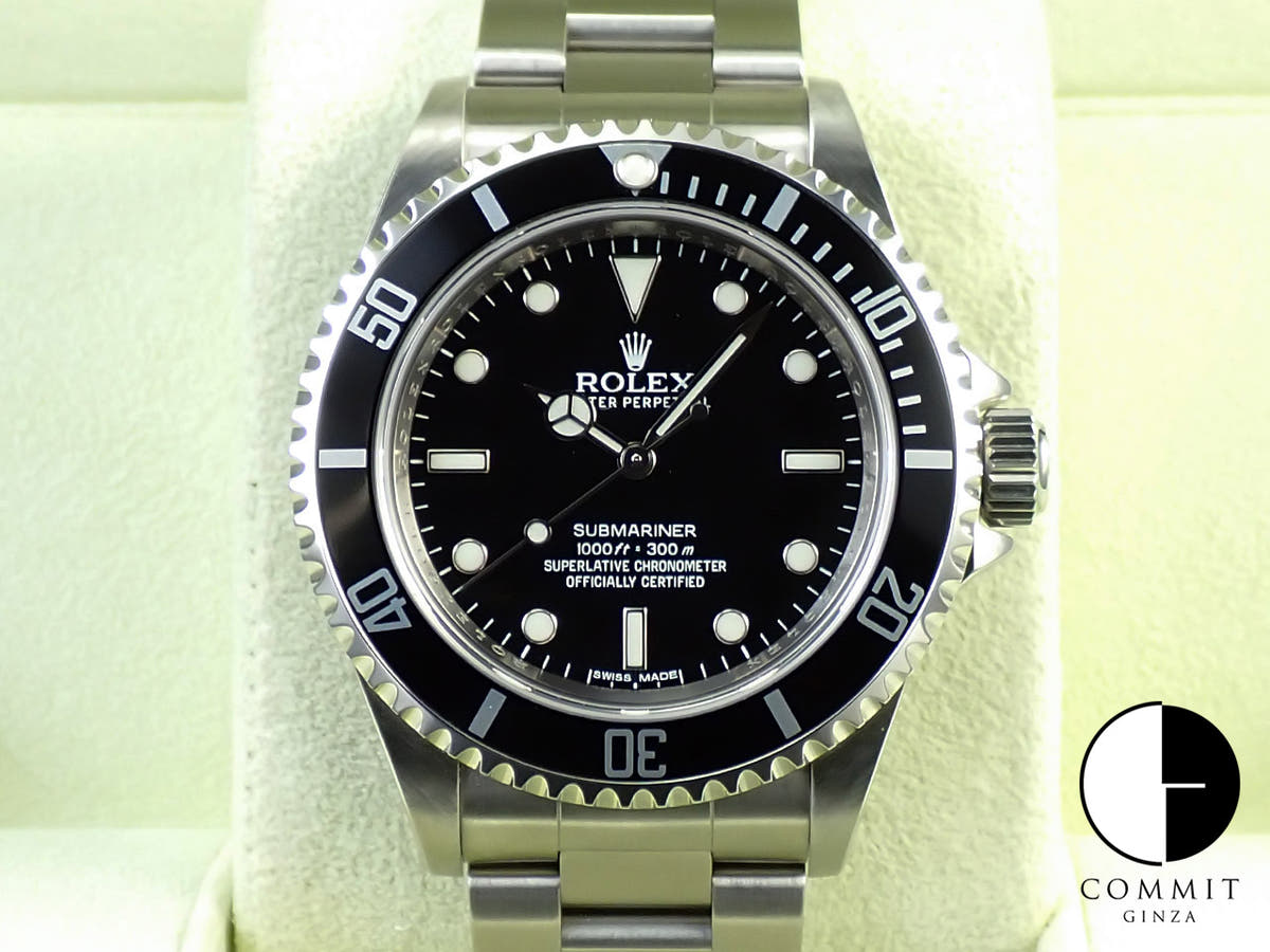 ロレックス サブマリーナー ノンデイト Ref.14060M ステンレススチール ブラック文字盤