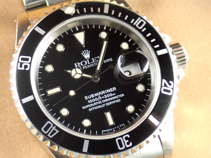 ロレックス サブマリーナー Ref.16610 ブラック文字盤 中古 submariner-258