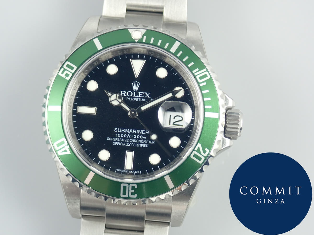 ロレックス サブマリーナー Ref.16610LV ブラック文字盤 未使用 submariner-268