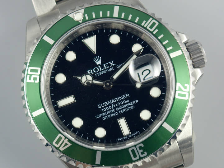 ロレックス サブマリーナー Ref.16610LV ブラック文字盤 未使用 submariner-268