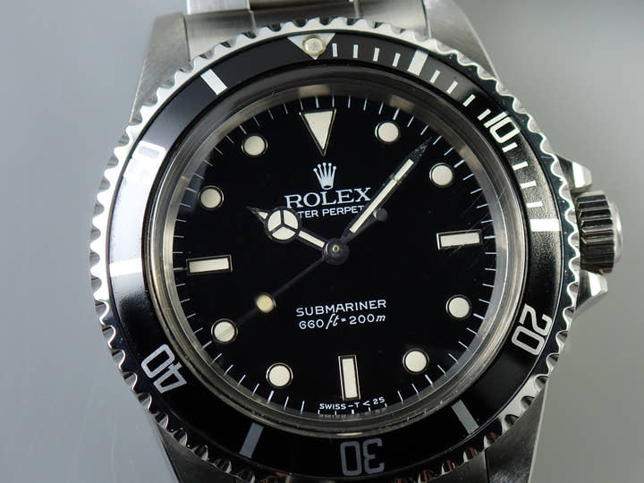 Rolex Submariner Ref. 5513 Stainless Steel Black Dial
