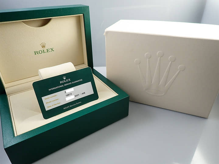 ロレックス サブマリーナー デイト Ref.16613SG ステンレススチール/イエローゴールド グレー文字盤