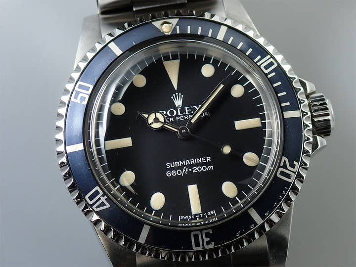 ロレックス サブマリーナー Ref.5513 ステンレススチール ブラック文字盤