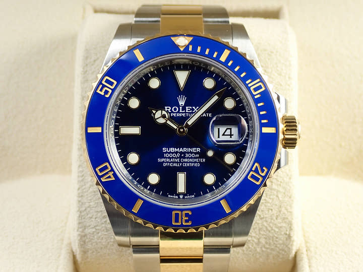 ロレックス サブマリーナー デイト Ref.126613LB ステンレススチール/イエローゴールド ブルー文字盤