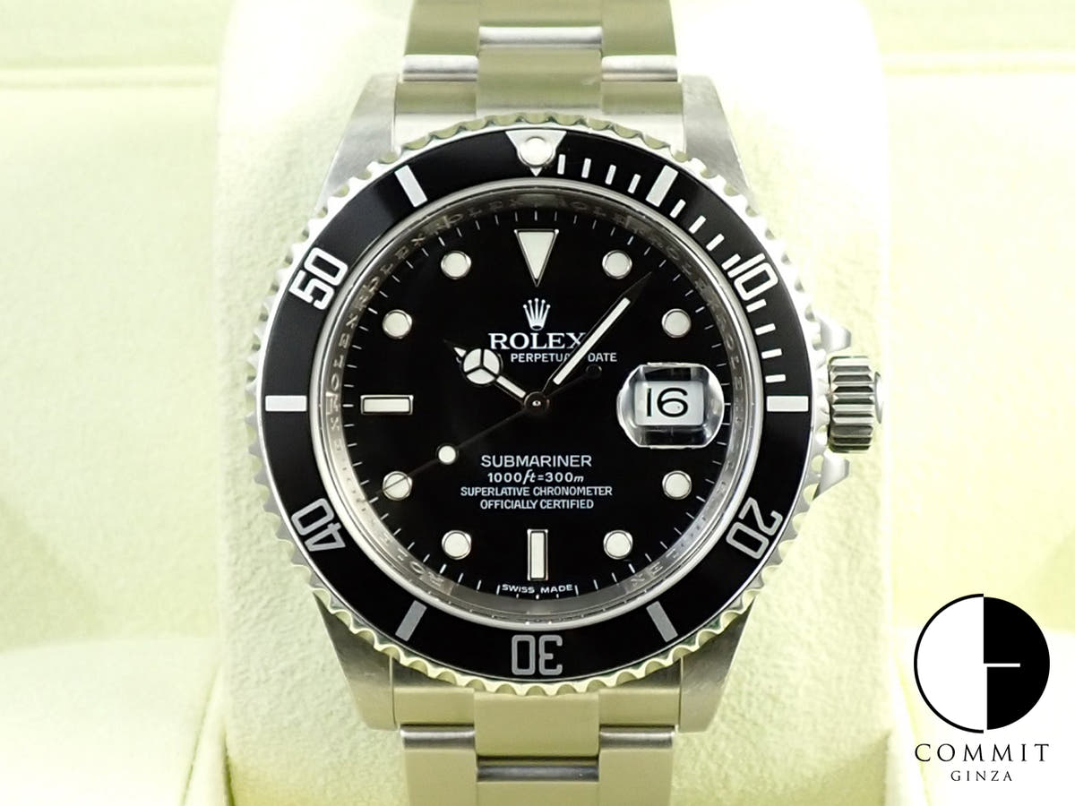 Rolex Submariner Date Ref. 16610 Stainless Steel Black Dial