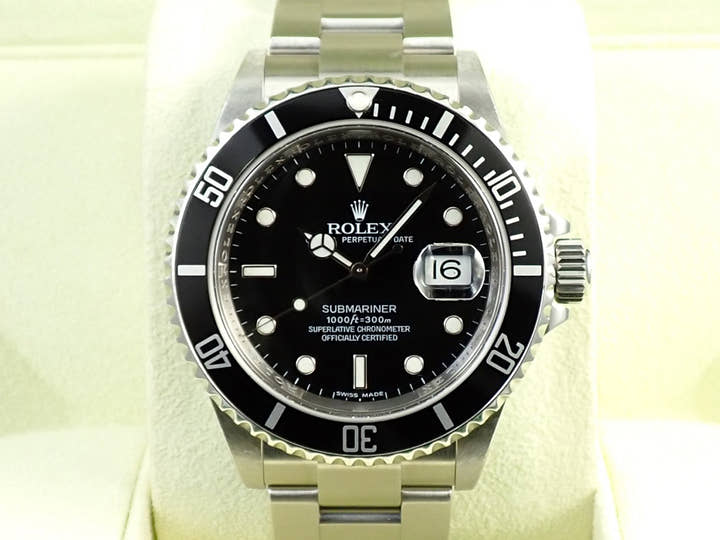 Rolex Submariner Date Ref. 16610 Stainless Steel Black Dial