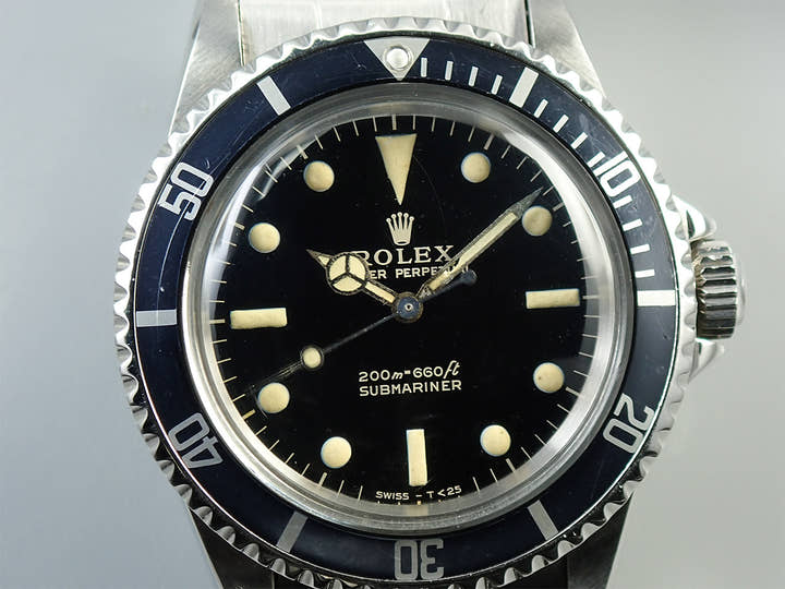 ロレックス サブマリーナー Ref.5513M ステンレススチール ブラック文字盤