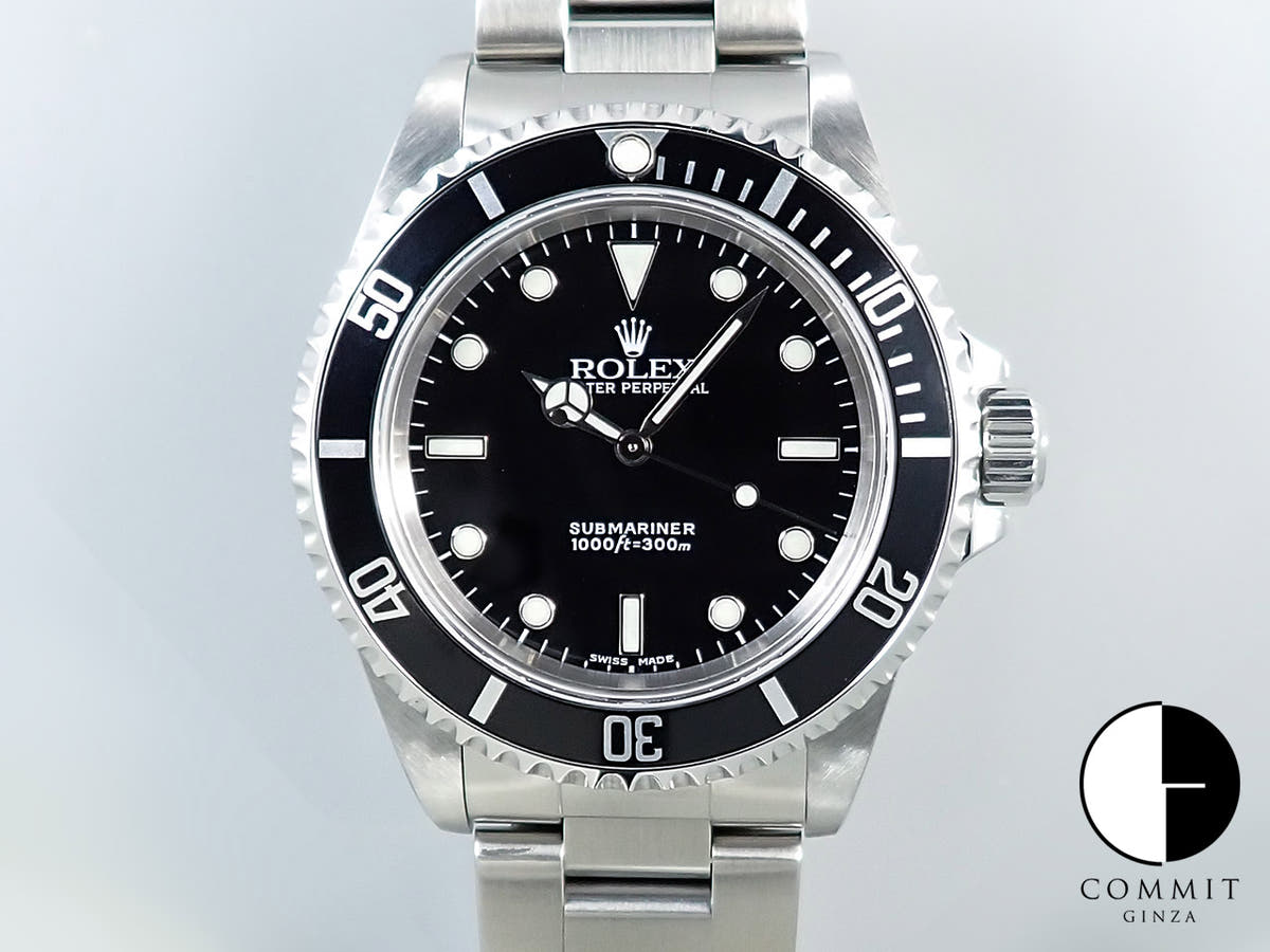 ロレックス サブマリーナー ノンデイト Ref.14060M ステンレススチール ブラック文字盤