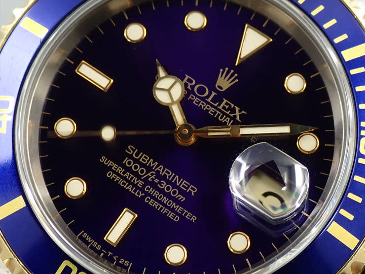 ロレックス サブマリーナー デイト Ref.16613 ステンレススチール/イエローゴールド ブルー文字盤