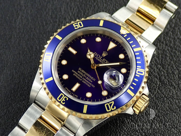 ロレックス サブマリーナー デイト Ref.16613 ステンレススチール/イエローゴールド ブルー文字盤