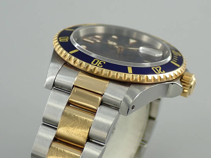 ロレックス サブマリーナー デイト Ref.16613 ステンレススチール/イエローゴールド ブルー文字盤