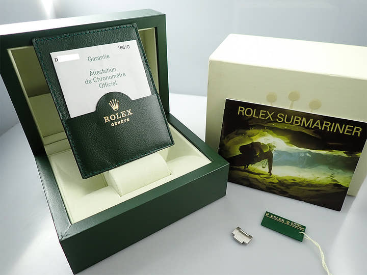 ロレックス サブマリーナー デイト Ref.16610LV ステンレススチール ブラック文字盤