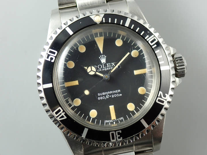 ロレックス サブマリーナー Ref.5513 ステンレススチール ブラック文字盤