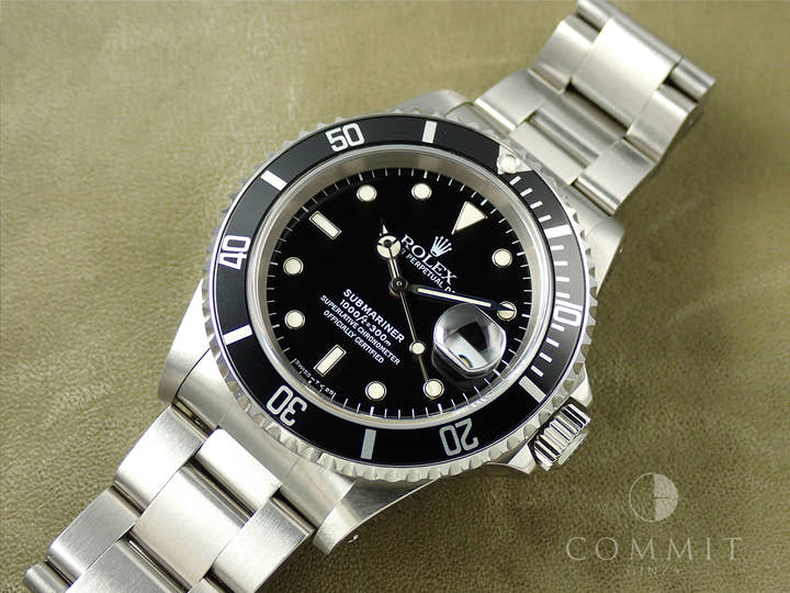 ロレックス サブマリーナー デイト Ref.16610 ステンレススチール ブラック文字盤