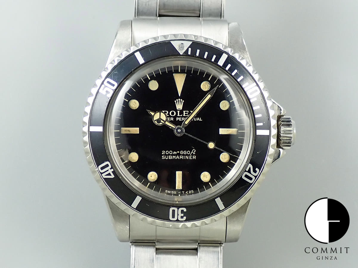 ロレックス サブマリーナー Ref.5513M ステンレススチール ブラック文字盤
