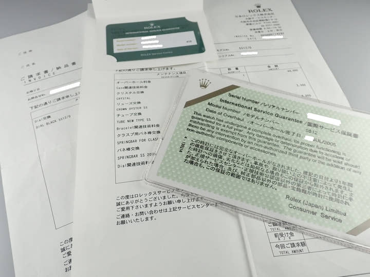 Rolex Submariner Ref.5512 Black Dial Used submariner-353