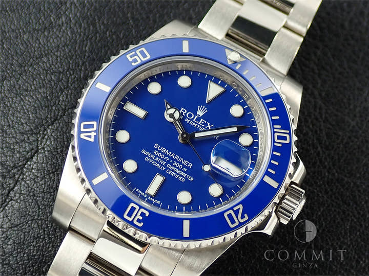 ロレックス サブマリーナー デイト Ref.116619LB ホワイトゴールド ブルー文字盤