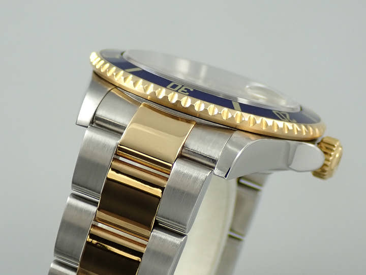 ロレックス サブマリーナー デイト Ref.16613SG ステンレススチール/イエローゴールド グレー文字盤