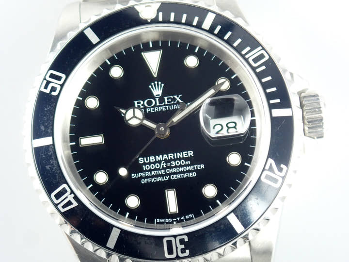 ロレックス サブマリーナー Ref.16610 ブラック文字盤 中古 submariner-361