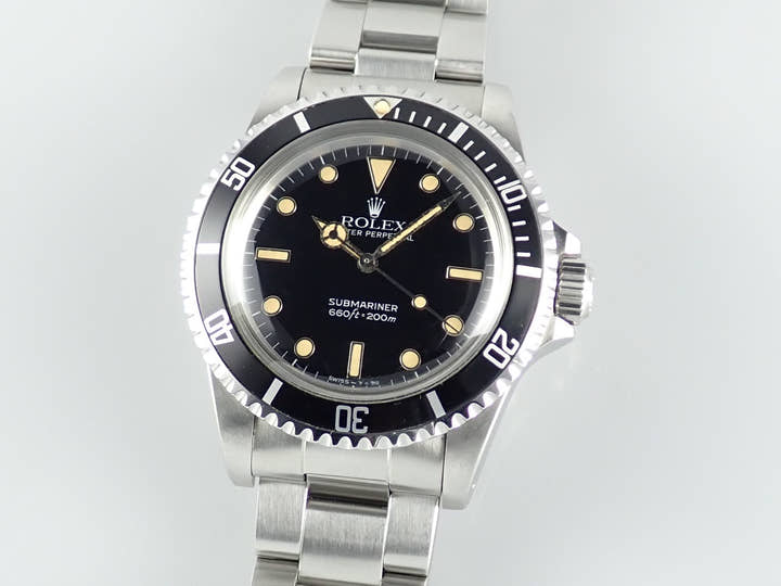 Rolex Submariner Ref.5513 Black Dial Used submariner-373-patina