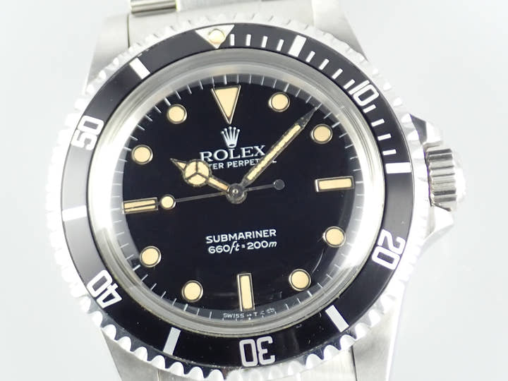 Rolex Submariner Ref.5513 Black Dial Used submariner-373-patina